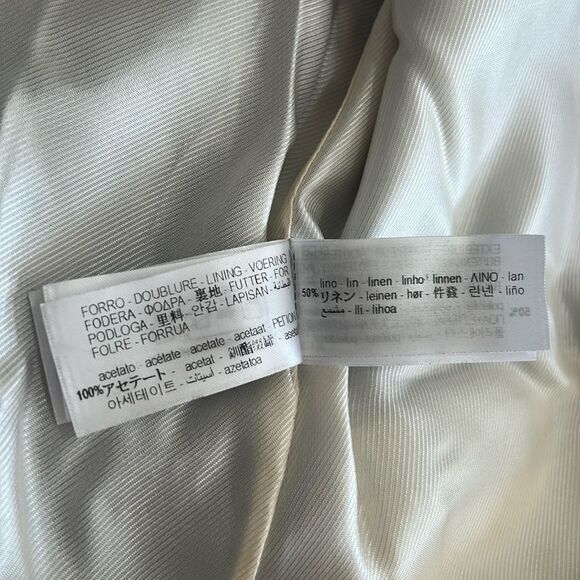 NWT Zara Blue Shimmer Metallic Blazer Size Small - Picture 11 of 11